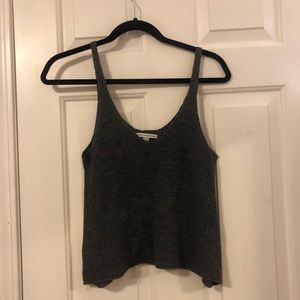 ✨ 3 for $25✨ Dark grey knit tank top